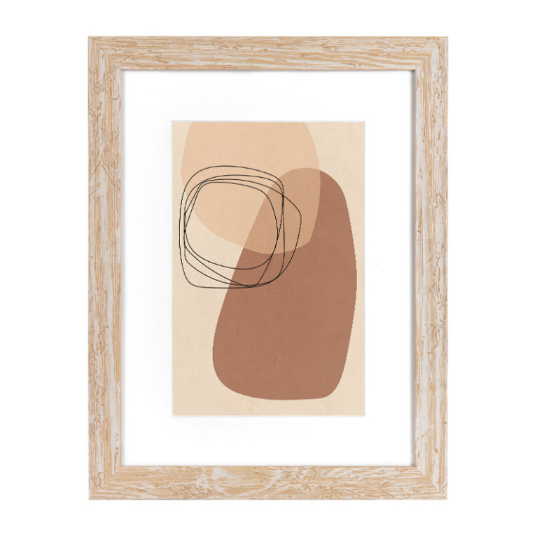 Fotolijst Capella Crème 60x80 cm - Art Print en Passe Partout