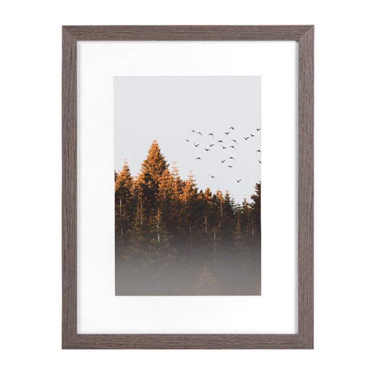 Fotolijst Floss Grijs 30x40 cm - Art Print en Passe Partout