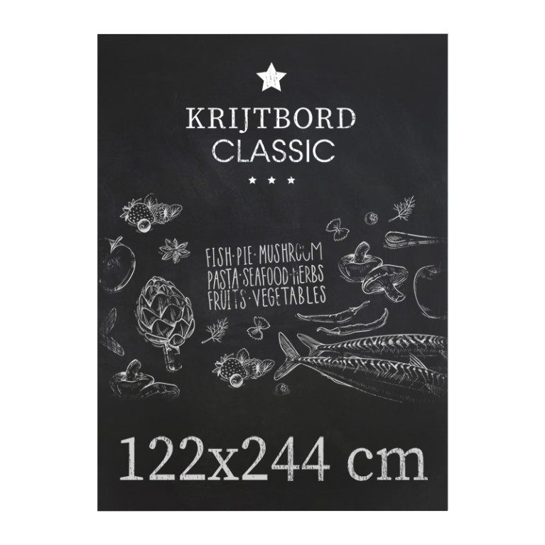 Krijtbord Classic 122x244 cm Zonder Ophangsysteem