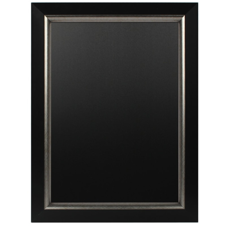 Krijtbord Salieri Zwart/Zilver 40x60 cm