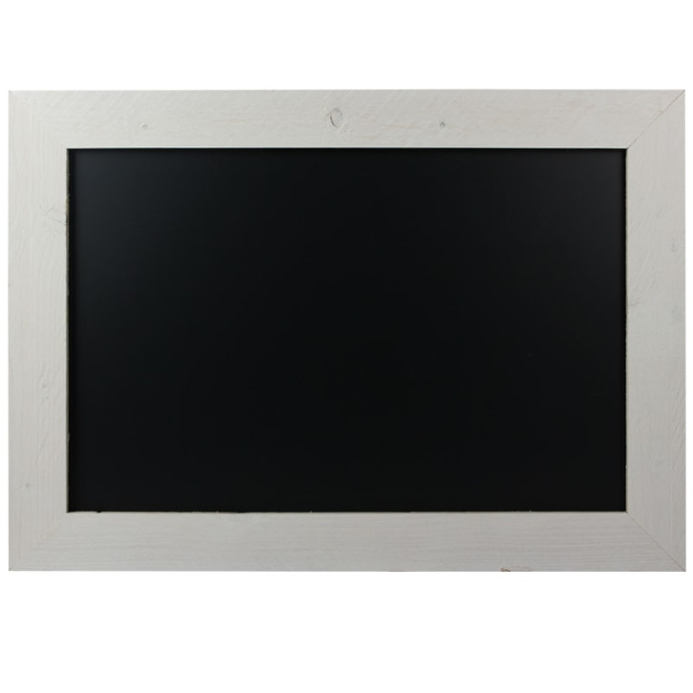 Krijtbord Steigerhout Wit 50x70cm