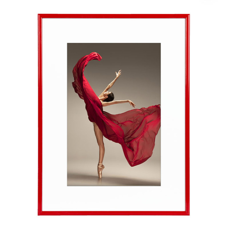 Wissellijst Rood A2 - Art Print en Passe Partout