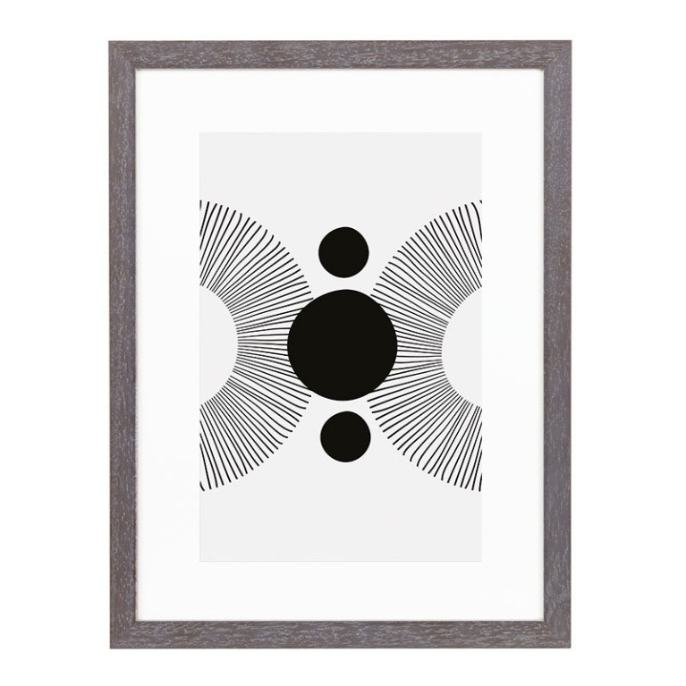 Wissellijst Vergrijsd Breed 20x28 cm - Art Print en Passe Partout