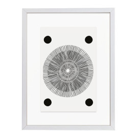 Wissellijst Hout Wit 28x35 cm - Art Print en Passe Partout