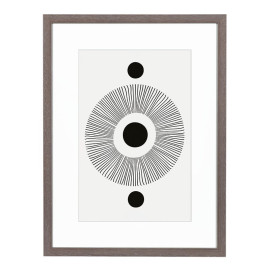 Wissellijst Vergrijsd 30x30 cm - Art Print en Passe Partout