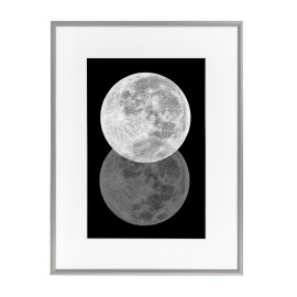 Wissellijst Budget Zilver 30x30cm met print