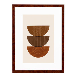 Wissellijst Wortelnoten 28x35 cm - Art Print en Passe Partout