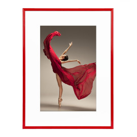 Wissellijst Rood 60x80 cm - Art Print en Passe Partout