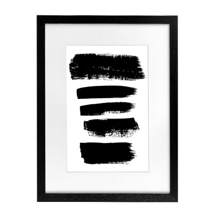 Wissellijst Hout Zwart Breed 45x60cm - Art en Passe Partout