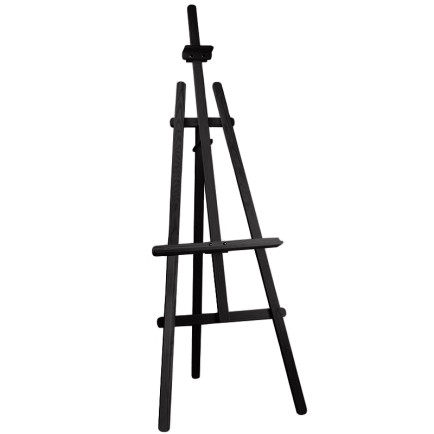 Schildersezel Vincent - Zwart 154 cm