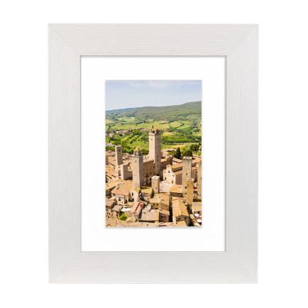 Fotolijst Milano Wit 60x80 cm - Art Print en Passe Partout