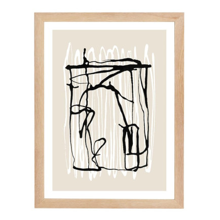 Vintlux Fotolijst Nordby Raised - Essen Ongelakt 50x70 cm