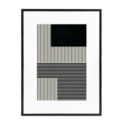 Wissellijst Aluminium Mat Zwart 70x90 cm - Art Print en Passe Partout