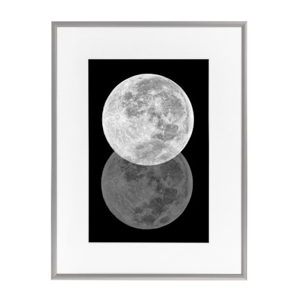 Wissellijst Budget Zilver 50x70cm met print