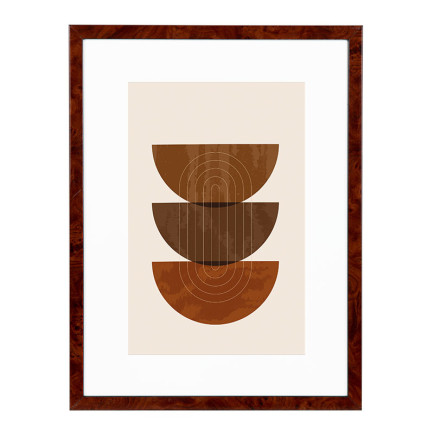 Wissellijst Wortelnoten 30x45 cm - Art Print en Passe Partout
