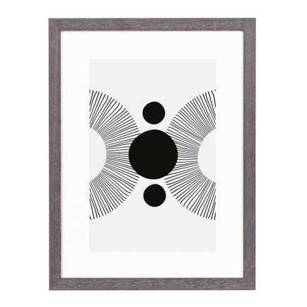 Wissellijst Vergrijsd Breed 20x28 cm - Art Print en Passe Partout