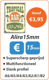 Kliklijsten Alira 15mm